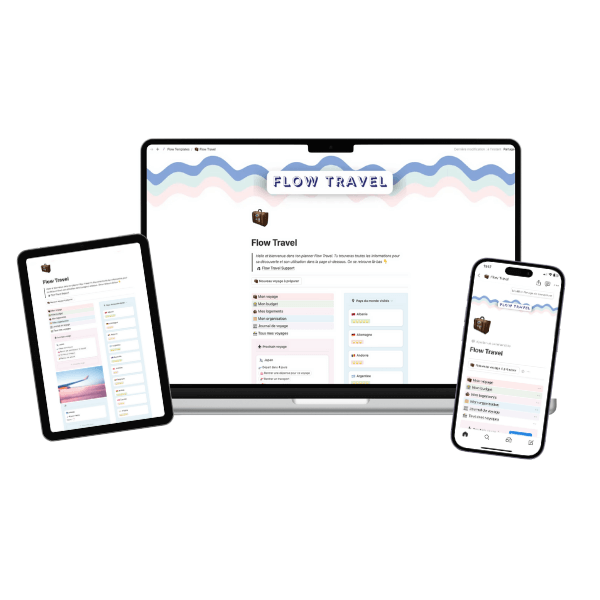 Flow Travel Planner Voyage